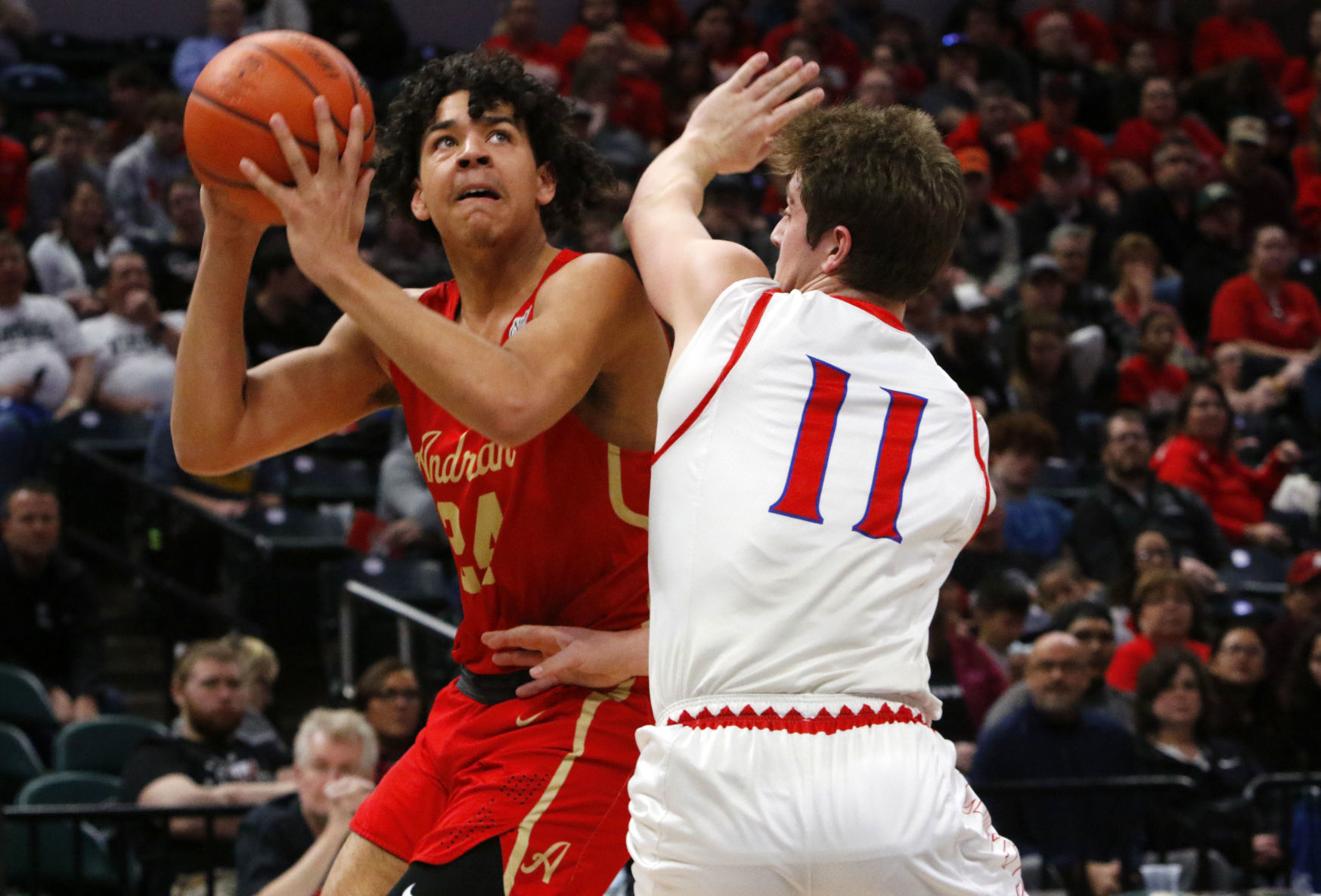 Boys basketball Class 2A state final - Andrean vs. Linton-Stockton